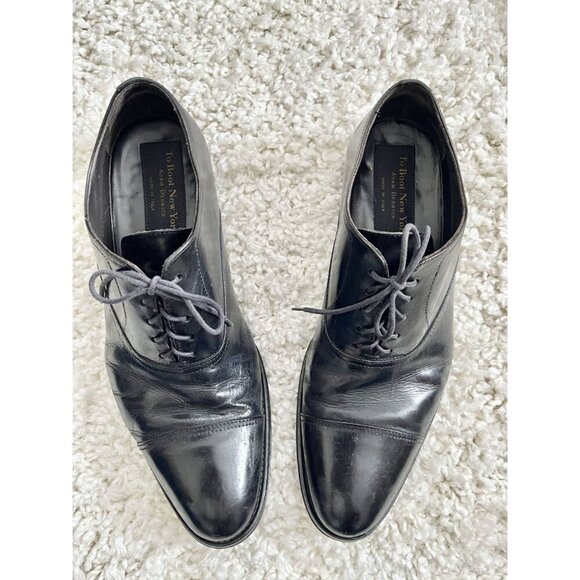 To Boot New York Adam Derrick Mens Black Leather Dress Shoes 8 - Picture 2 of 5